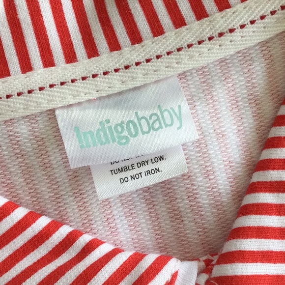 NWT long sleeved striped onesie - Picture 2 of 9